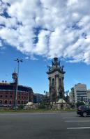 auf dem Plaza Espanya