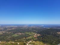 Blick vom Monte Toro, höchster Berg Menorcas