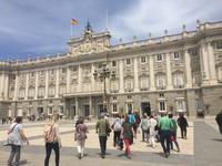 Madrid - Eingang des Königspalastes Palacio Real