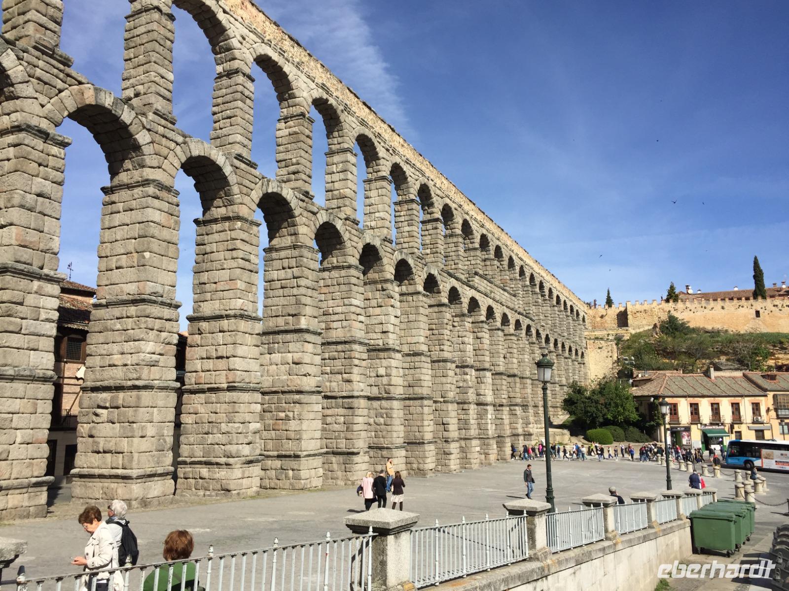 das Aquädukt von Segovia