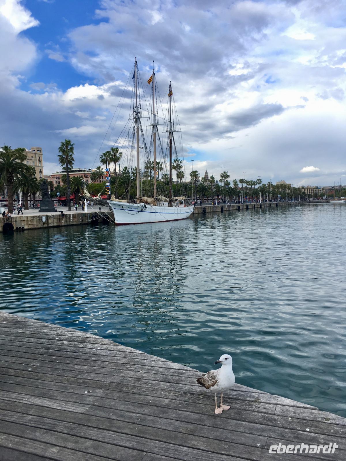 Am Hafen in Barcelona