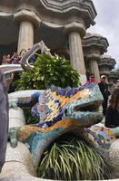 Das Wahrzeichen des Salamanders im Parc Gu¨ell