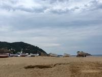Am Strand von Tossa de mar