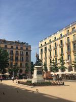 Hauptplatz in Girona