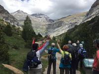 Begrüßung des Pico Aneto, 3. höchster Berg der Pyrenäen 