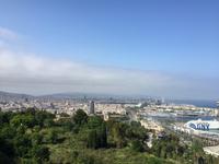 Blick auf Barcelona und den Hafen