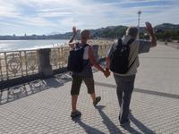 Wanderung in San Sebastian am Strand entlang (2)
