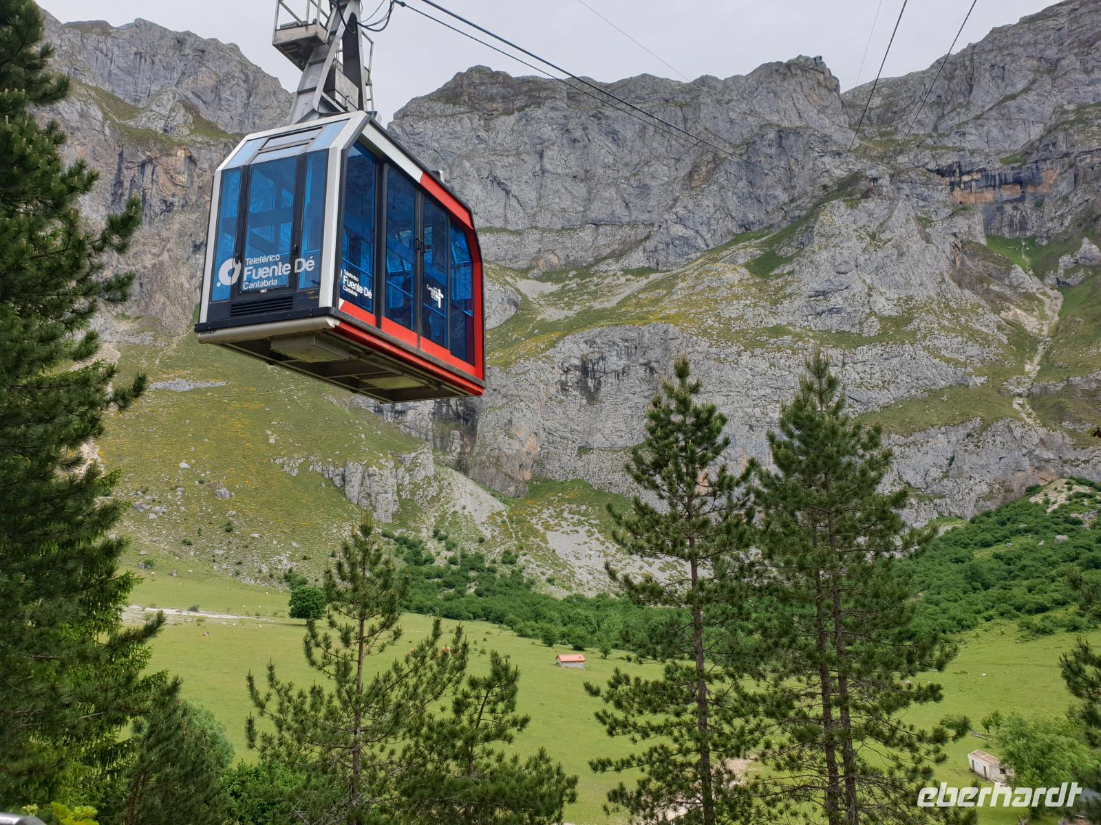 Seilbahn in Fuente De bei Potes in Kantabrien (4)