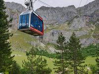 Seilbahn in Fuente De bei Potes in Kantabrien (4)