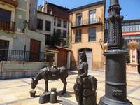 Milchverkäuferin in Oviedo