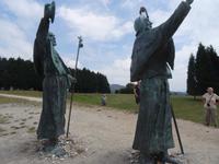 Pilgerdenkmal auf dem Monte da Gozo
