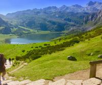 Covadonga See, Lago de la Ercina (1108 m).