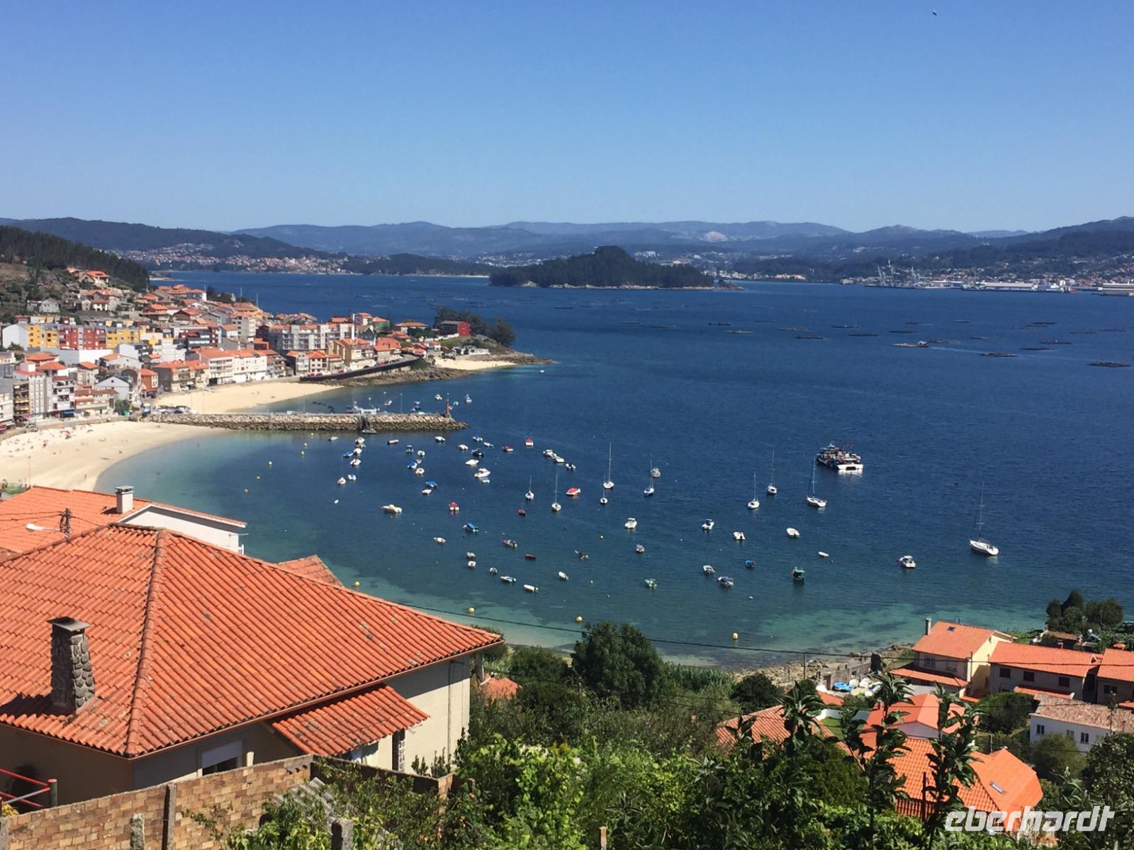 Galizien, Rias Baixas, Fischerdorf Combarro