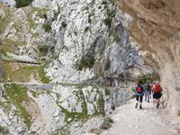 Wanderung auf der Ruta del Cares oder Cares Schlucht im Nationalpark Picos de Europa (36)