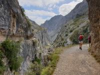 Wanderung auf der Ruta del Cares oder Cares Schlucht im Nationalpark Picos de Europa (48)