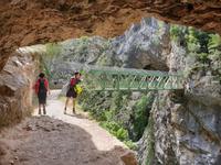 Wanderung auf der Ruta del Cares oder Cares Schlucht im Nationalpark Picos de Europa (72)