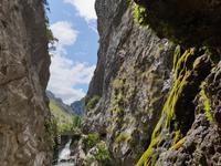 Wanderung auf der Ruta del Cares oder Cares Schlucht im Nationalpark Picos de Europa (80)