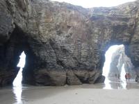 Kathedralen Strand in Ribadeo in Galizien (24)