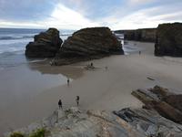 Kathedralen Strand in Ribadeo in Galizien (1)