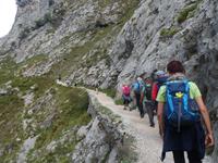 Wanderung auf der Ruta del Cares oder Cares Schlucht im Nationalpark Picos de Europa (17)