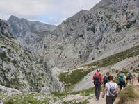 Wanderung auf der Ruta del Cares oder Cares Schlucht im Nationalpark Picos de Europa (22)