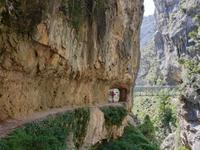 Wanderung auf der Ruta del Cares oder Cares Schlucht im Nationalpark Picos de Europa (50)