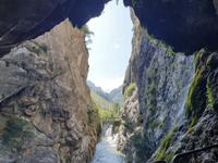 Wanderung auf der Ruta del Cares oder Cares Schlucht im Nationalpark Picos de Europa (54)