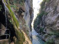Wanderung auf der Ruta del Cares oder Cares Schlucht im Nationalpark Picos de Europa (57)