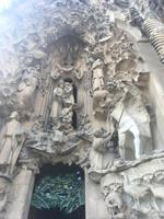 Elemente an der Außenfassade der Sagrada Familia