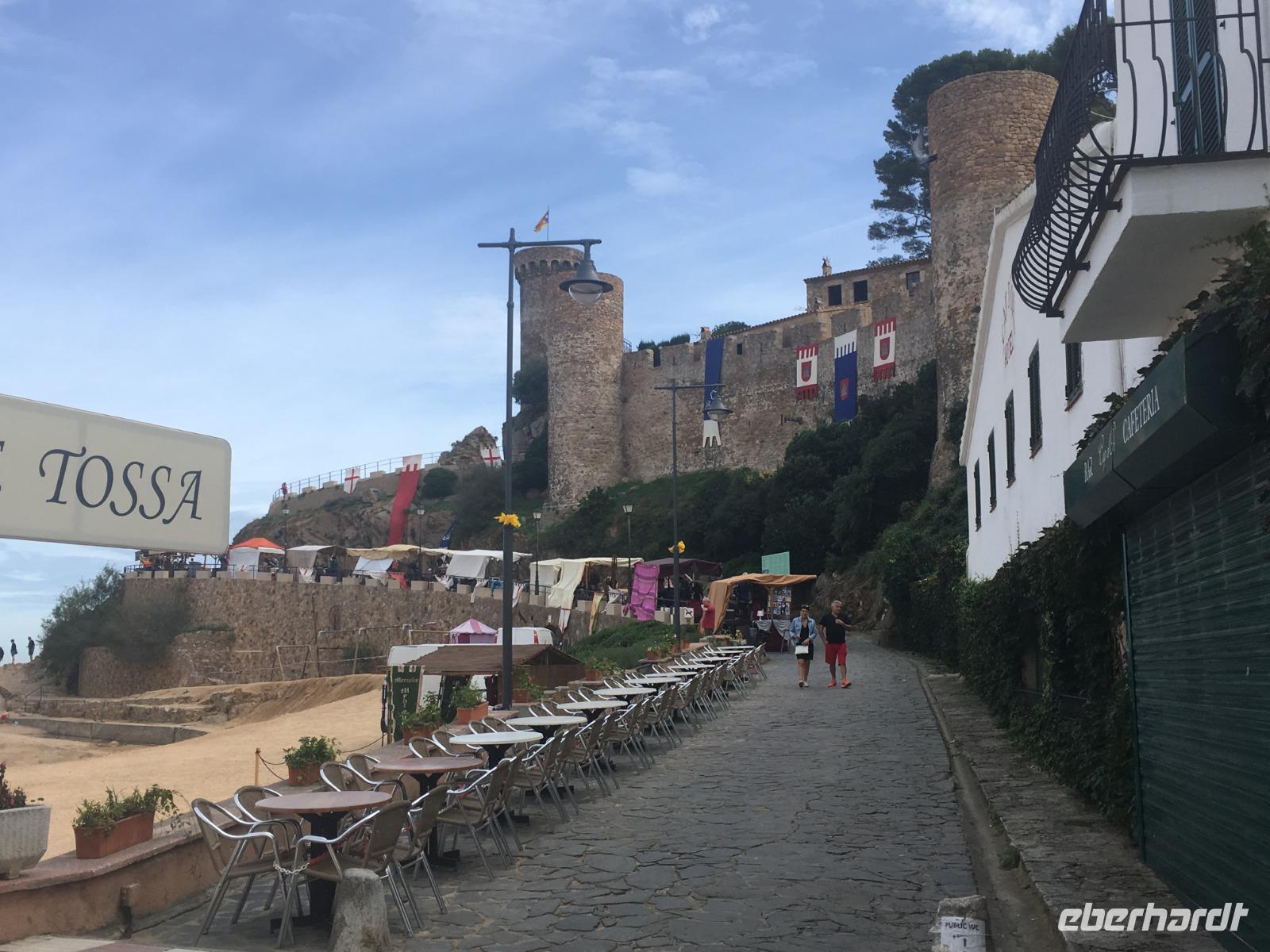 Stadtfestung in Tossa