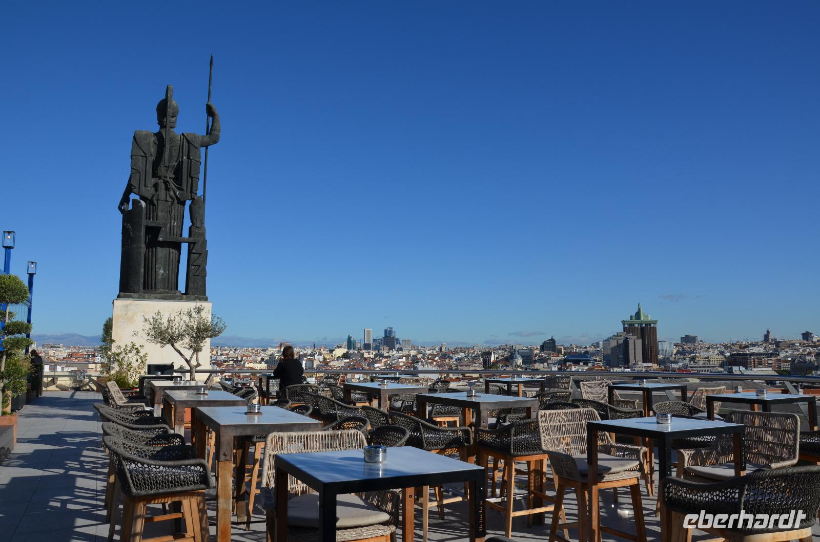 Dachterrasse des „Círculo de Bellas Artes“