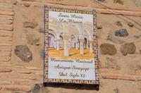 Hinweistafel Synagoge „Santa María La Blanca“