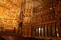 Kathedrale von Toledo -Hauptaltar rechte Seite