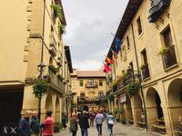 der Hauptplatz in Laguardia