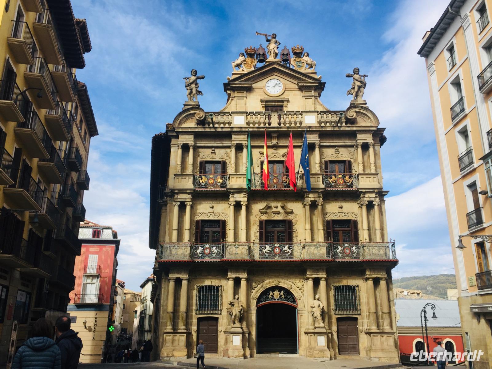 Pamplona, barockes Rathaus