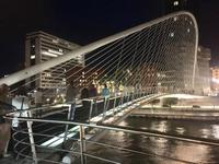Zubizuri-Brücke Bilbao des Architekten Calatrava