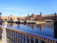 Silvesterreise Sevilla - Sevilla, Anlagen der Iberoamerikanischen Ausstellung 1929, Plaza de España