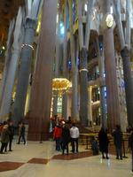 In der Kirche Sagrada Familia