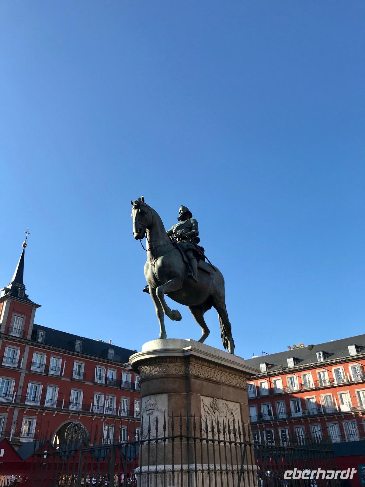 Hauptplatz Madrids, der Plaza Mayor 