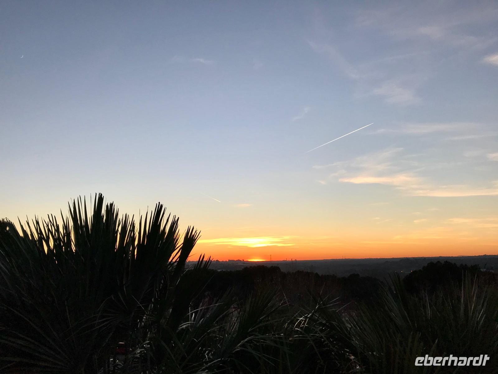 Sonnenuntergang vom Templo de Debod aus