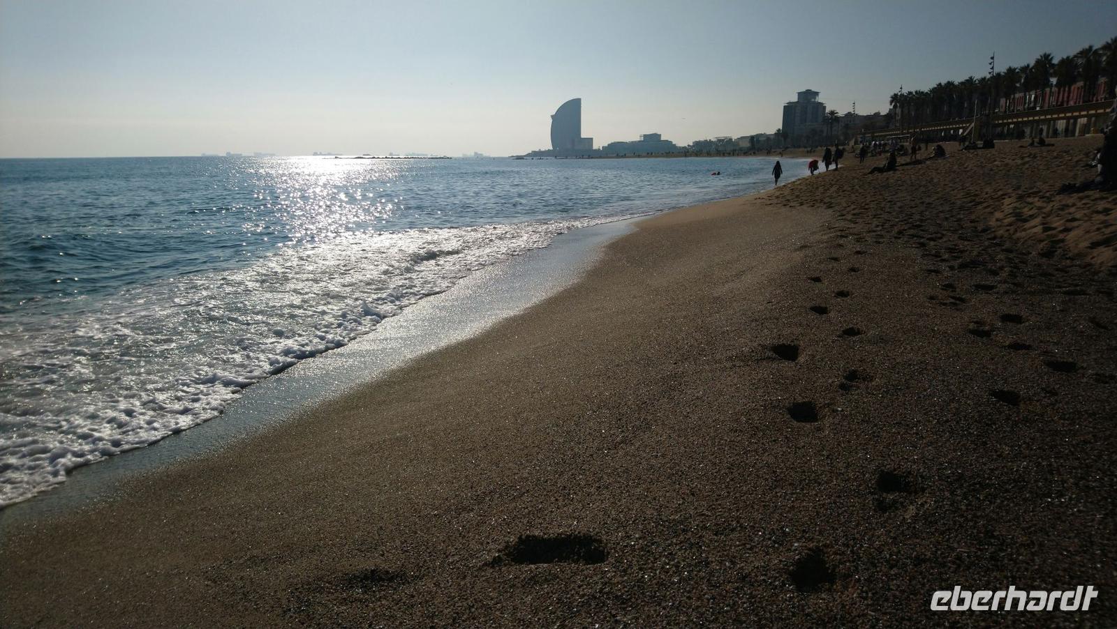 Strand von Barcelona