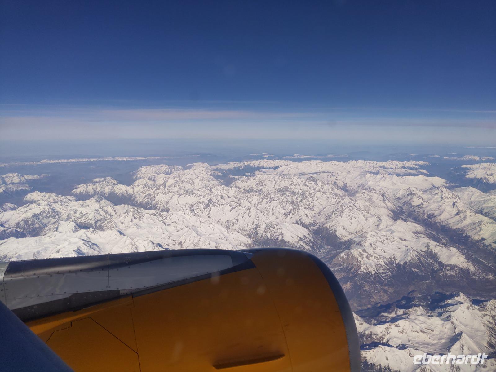 Rückflug von Palma de Mallorca
