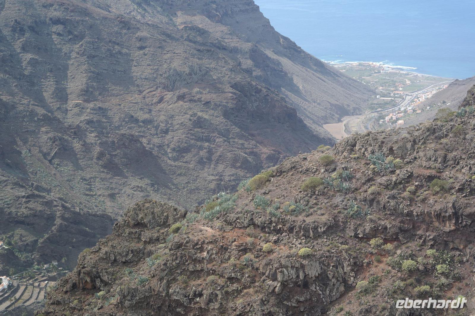 Blick ins Valle Gran Rey 