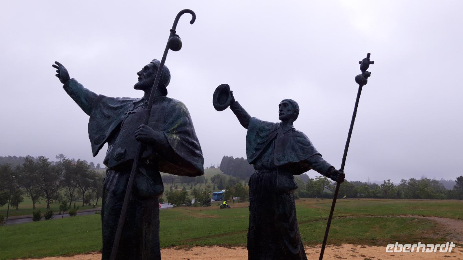 Santiago de Compostela Pilgerdenkmal auf dem Monte do Gozo 
