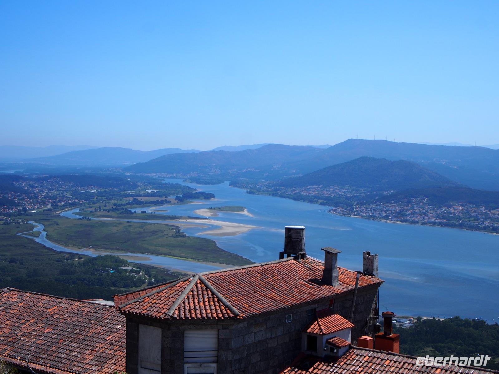 Blick auf Portugal von A Guarda