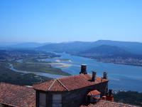 Blick auf Portugal von A Guarda