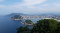 Blick auf San Sebastian vom Monte Igueldo