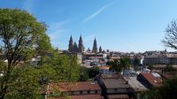 Blick auf Santiago de Compostela