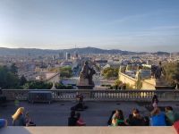 Blick auf Plaza España