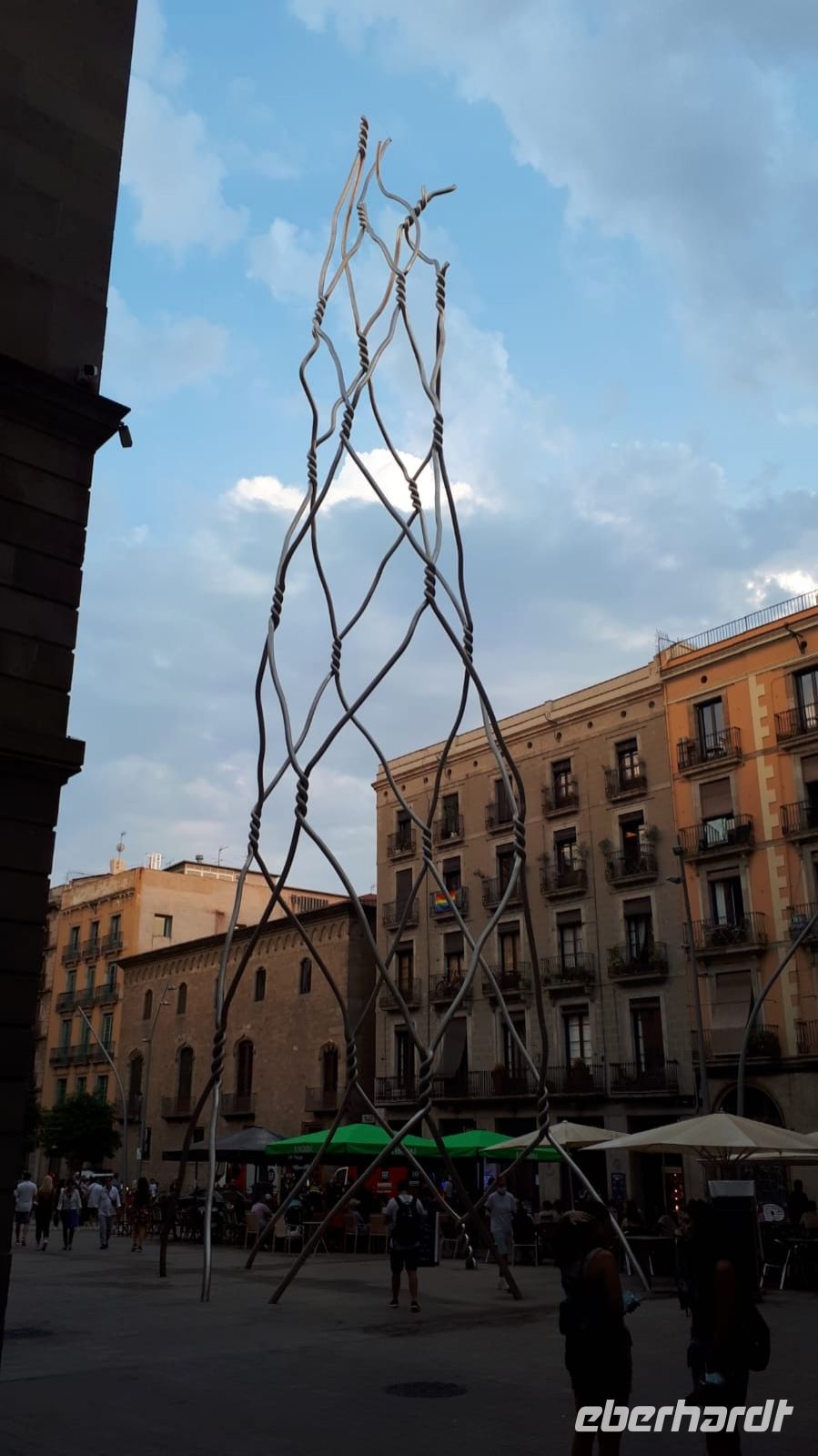 Im Gotischen Viertel von Barcelona 